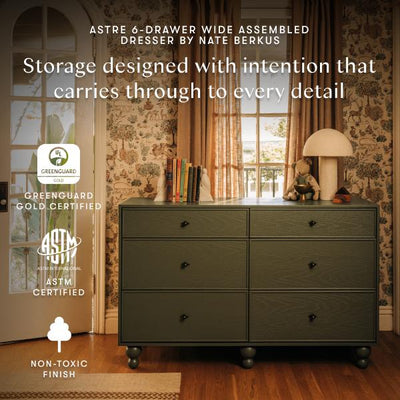 Nate Berkus x Babyletto Astre 6-Drawer Dresser