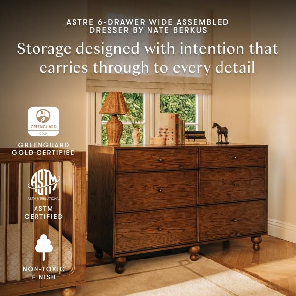 Nate Berkus x Babyletto Astre 6-Drawer Dresser
