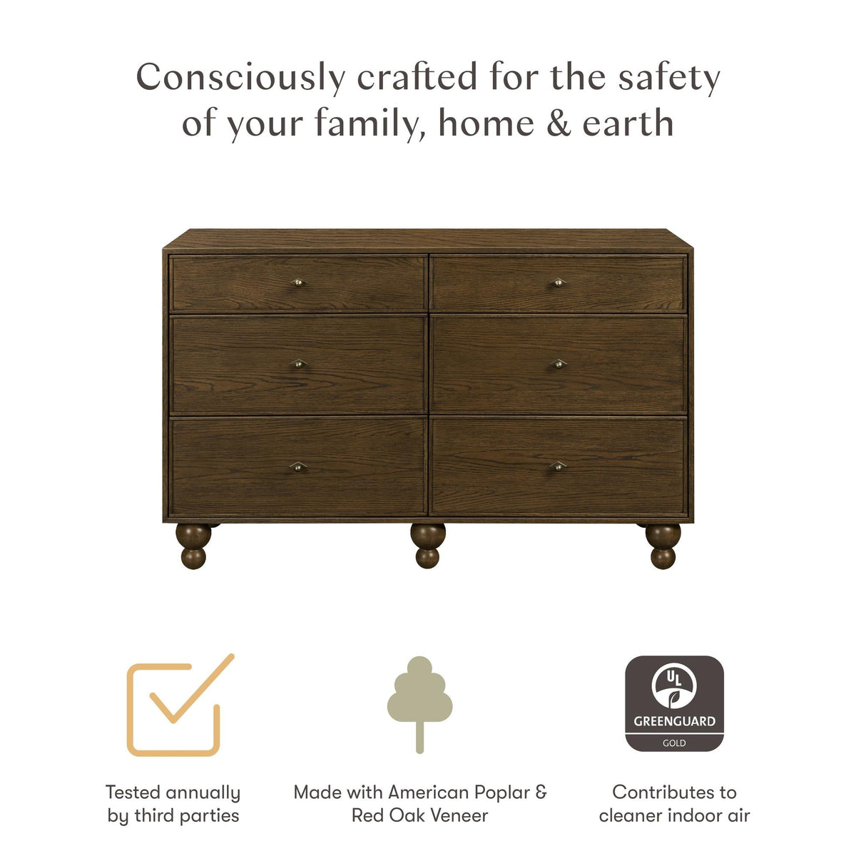 Nate Berkus x Babyletto Astre 6-Drawer Dresser