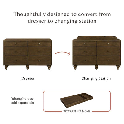 Nate Berkus x Babyletto Astre 6-Drawer Dresser