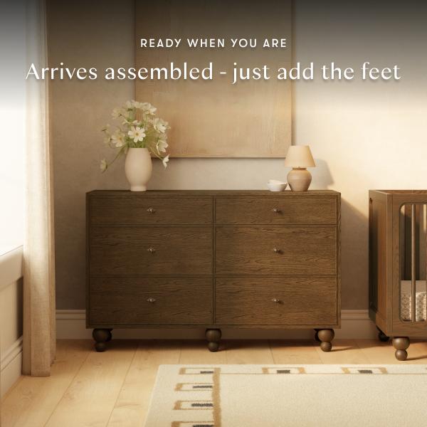 Nate Berkus x Babyletto Astre 6-Drawer Dresser