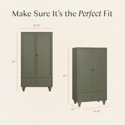 Nate Berkus x Babyletto Astre Armoire