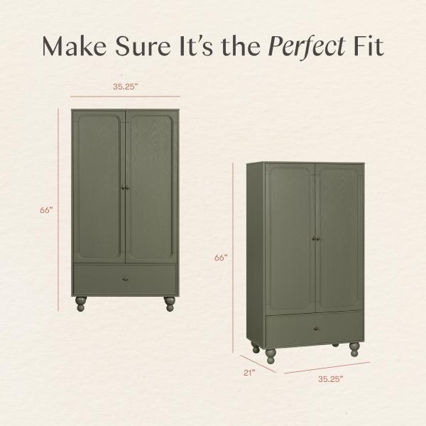 Nate Berkus x Babyletto Astre Armoire
