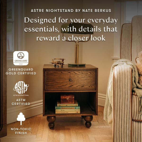 Nate Berkus x Babyletto Astre Nightstand