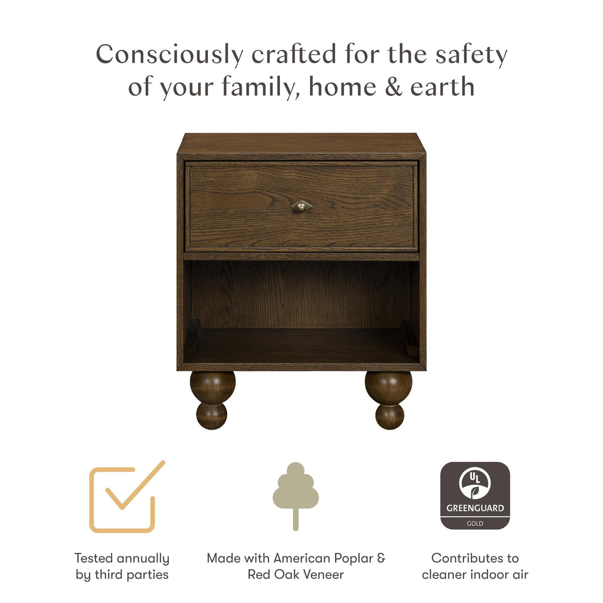Nate Berkus x Babyletto Astre Nightstand