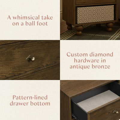 Nate Berkus x Babyletto Astre Nightstand