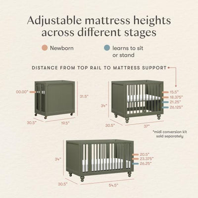 Nate Berkus x Babyletto Astre All-Stages Crib