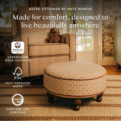 Nate Berkus x Babyletto Astre Ottoman
