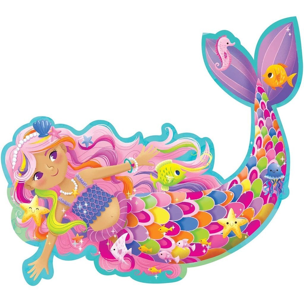 Magical Mermaid Floor Puzzle 44 Pieces - 0