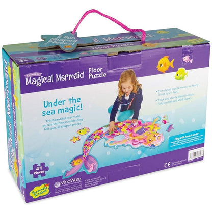 Magical Mermaid Floor Puzzle 44 Pieces - Twinkle Twinkle Little One