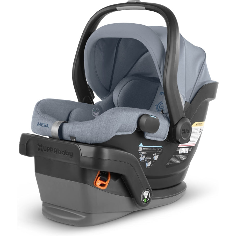 Buy gregory-blue-melange-merino-wool UPPAbaby Mesa V2 Infant Car Seat + Base