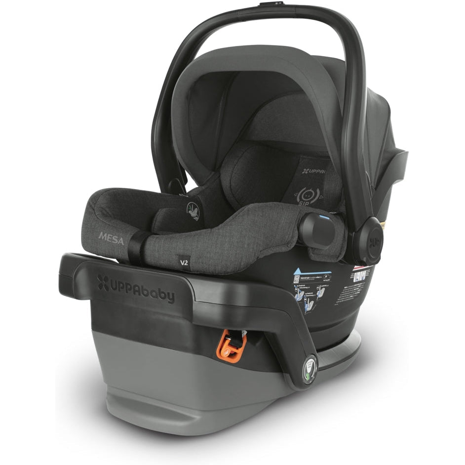Buy greyson-charcoal-melange-merino-wool UPPAbaby Mesa V2 Infant Car Seat + Base