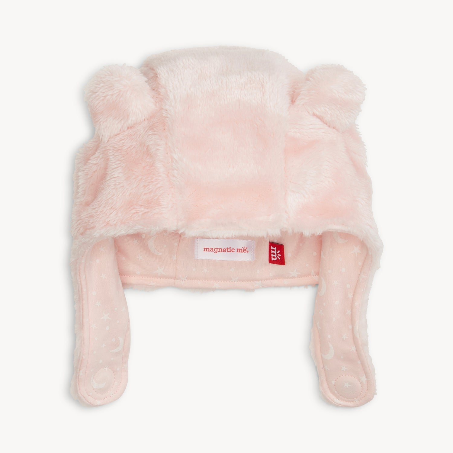 Magnetic Me Pink Blossom Minky Bear Hat