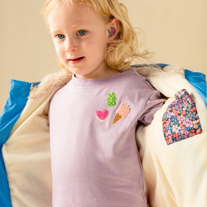 Lily Nylon Magnetic Puffer Parka - Twinkle Twinkle Little One