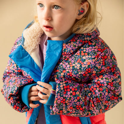 Lily Nylon Magnetic Puffer Parka - Twinkle Twinkle Little One