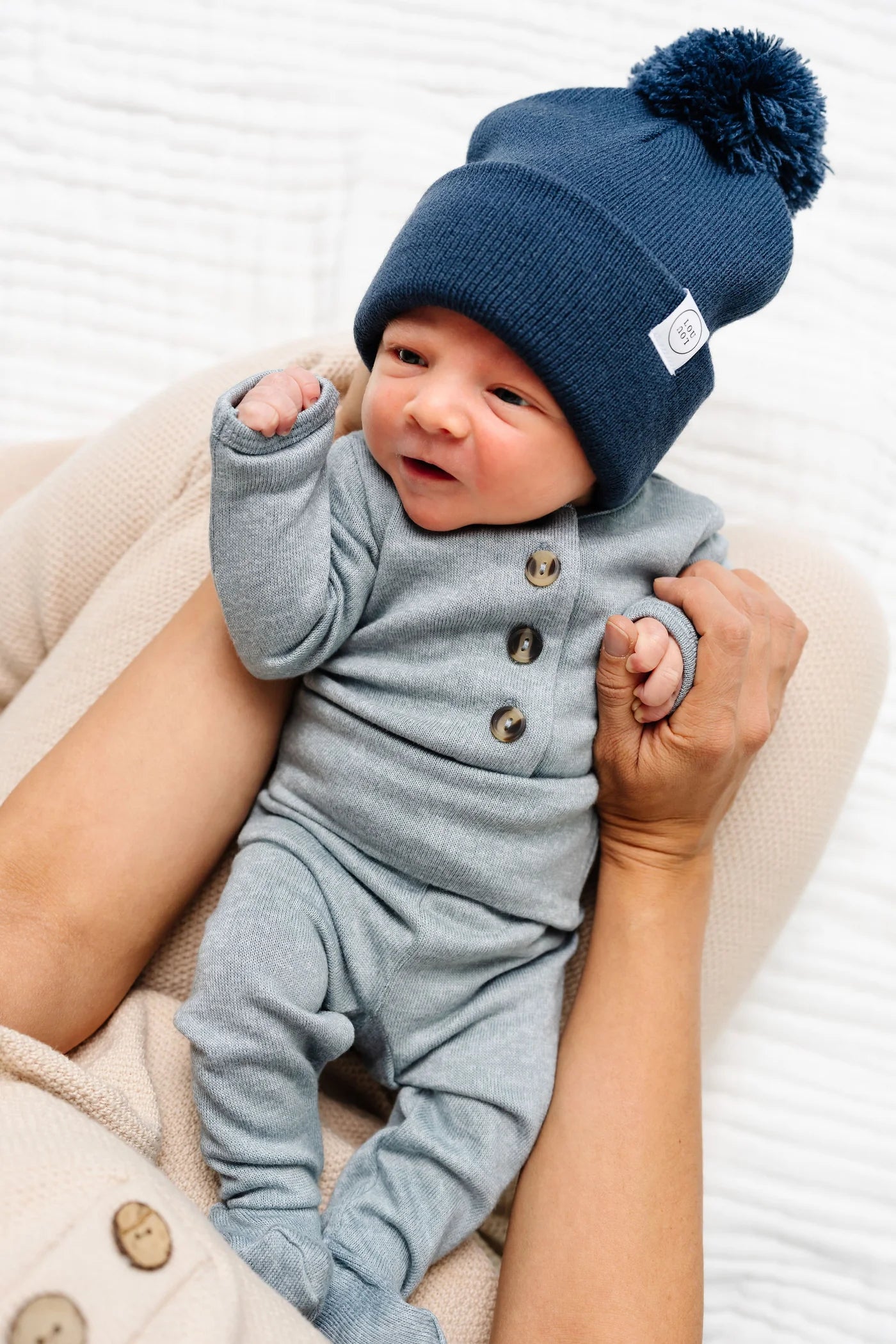 Lou Lou & Company Miller Plush Top, Bottoms + Hat Set