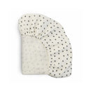 Black Daisy Mini Crib Sheet - Twinkle Twinkle Little One