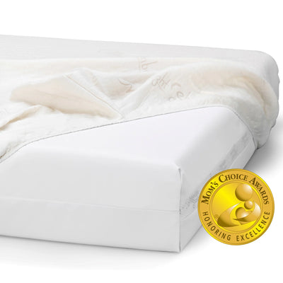 Premium Organic Cotton/Poly Blend Crib Mattress Cover - Waterproof