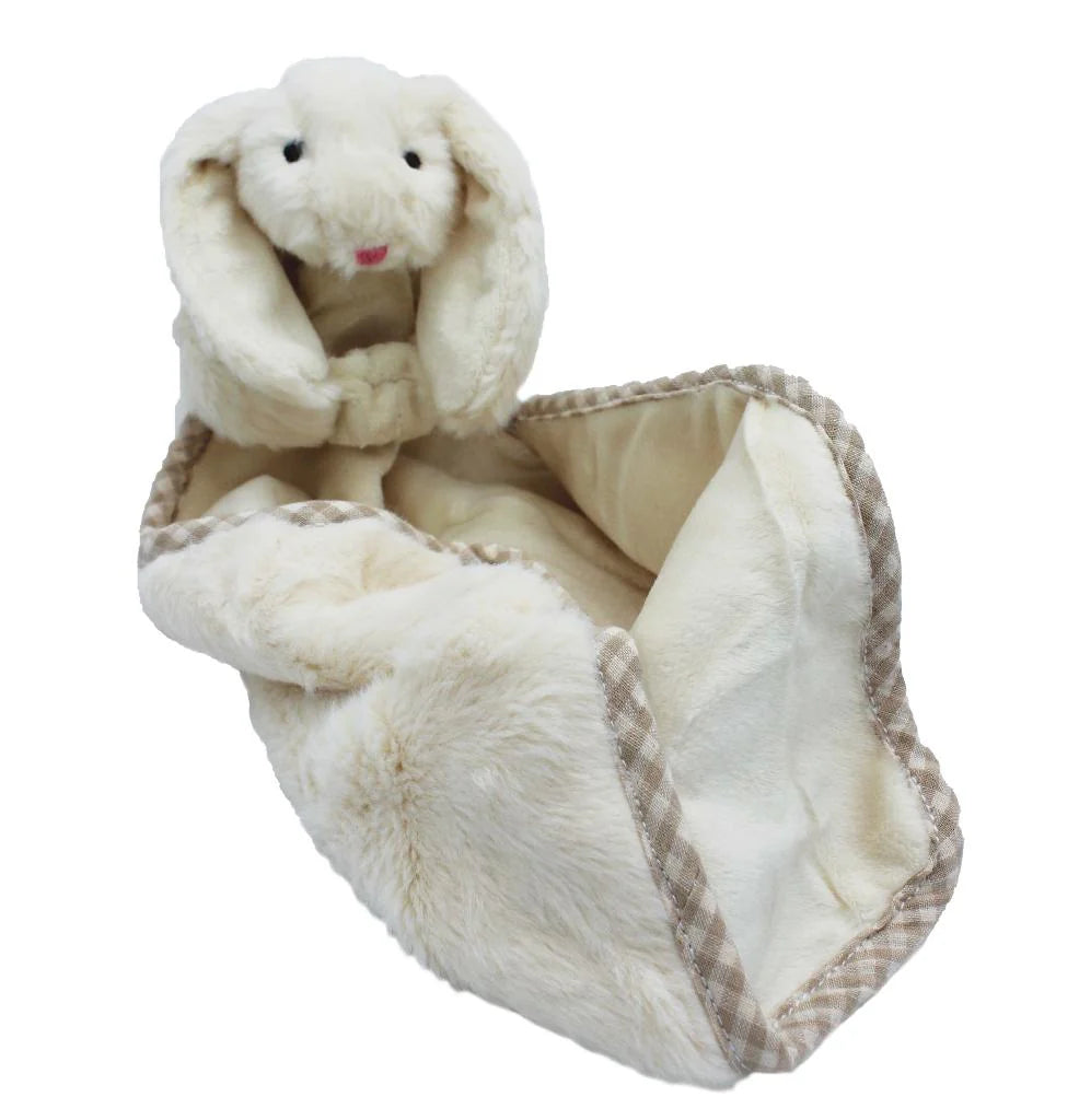 Cream Bunny Toy Soother + Gift Box