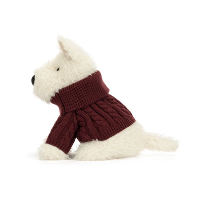 Jellycat Munro Scottie Dog 'Winter Jumper'