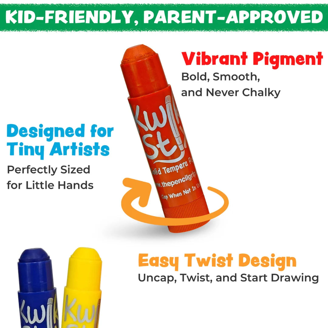 Kwik Stix Paint Sticks, Set of 12 Metalix Colors