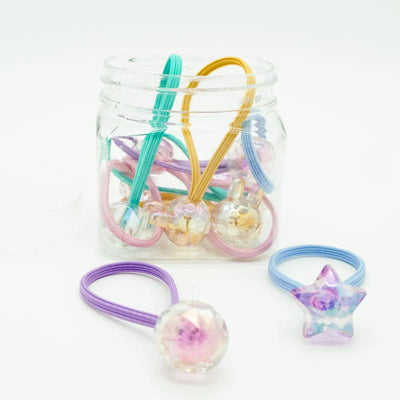 Iridescent Hair Elastic 10 Piece Box Set - Twinkle Twinkle Little One
