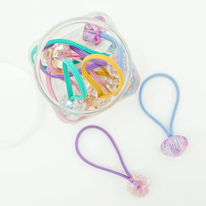 Iridescent Hair Elastic 10 Piece Box Set - Twinkle Twinkle Little One