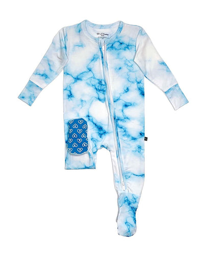 Milo Zippered Footie - Twinkle Twinkle Little One
