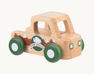Mini Park Service Car - Natural Wood - Twinkle Twinkle Little One