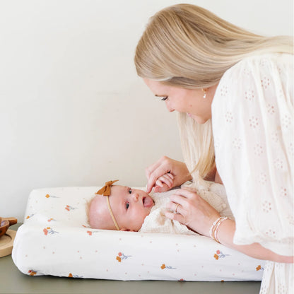 Minky Stretch Luxe Changing Pad Cover - Twinkle Twinkle Little One