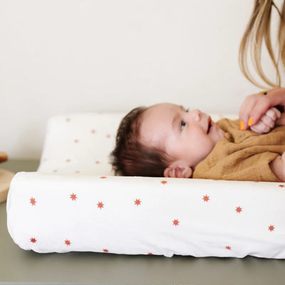 Minky Stretch Luxe Changing Pad Cover - Twinkle Twinkle Little One