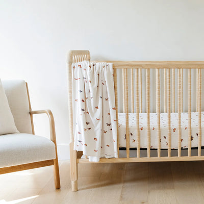 Minky Stretch Luxe Crib Sheet - Twinkle Twinkle Little One