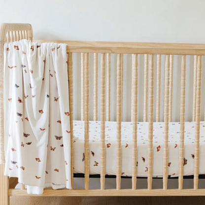 Minky Stretch Luxe Crib Sheet - Twinkle Twinkle Little One