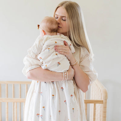 Minky Stretch Luxe Swaddle Blanket - Twinkle Twinkle Little One