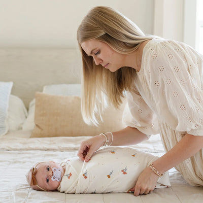 Minky Stretch Luxe Swaddle Blanket - Twinkle Twinkle Little One