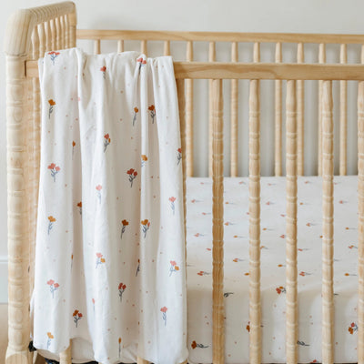 Minky Stretch Luxe Crib Sheet - Twinkle Twinkle Little One