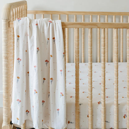 Minky Stretch Luxe Crib Sheet - Twinkle Twinkle Little One