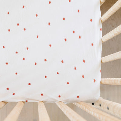 Minky Stretch Luxe Crib Sheet - Twinkle Twinkle Little One