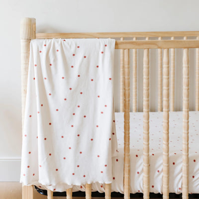 Minky Stretch Luxe Swaddle Blanket - Twinkle Twinkle Little One