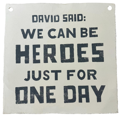 David Said 25"x25" Hand Painted Wall Hanging - Twinkle Twinkle Little One