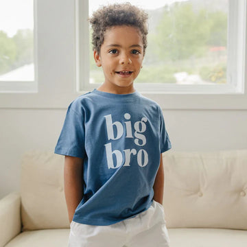 Big Bro Short Sleeve T-Shirt - Indigo - Twinkle Twinkle Little One