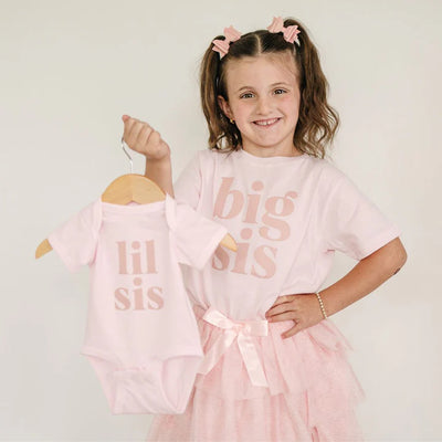 Lil Sis Short Sleeve Bodysuit - Ballet - Twinkle Twinkle Little One