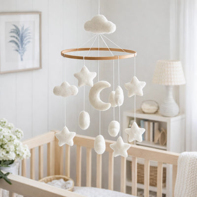 Moon & Stars Baby Mobile