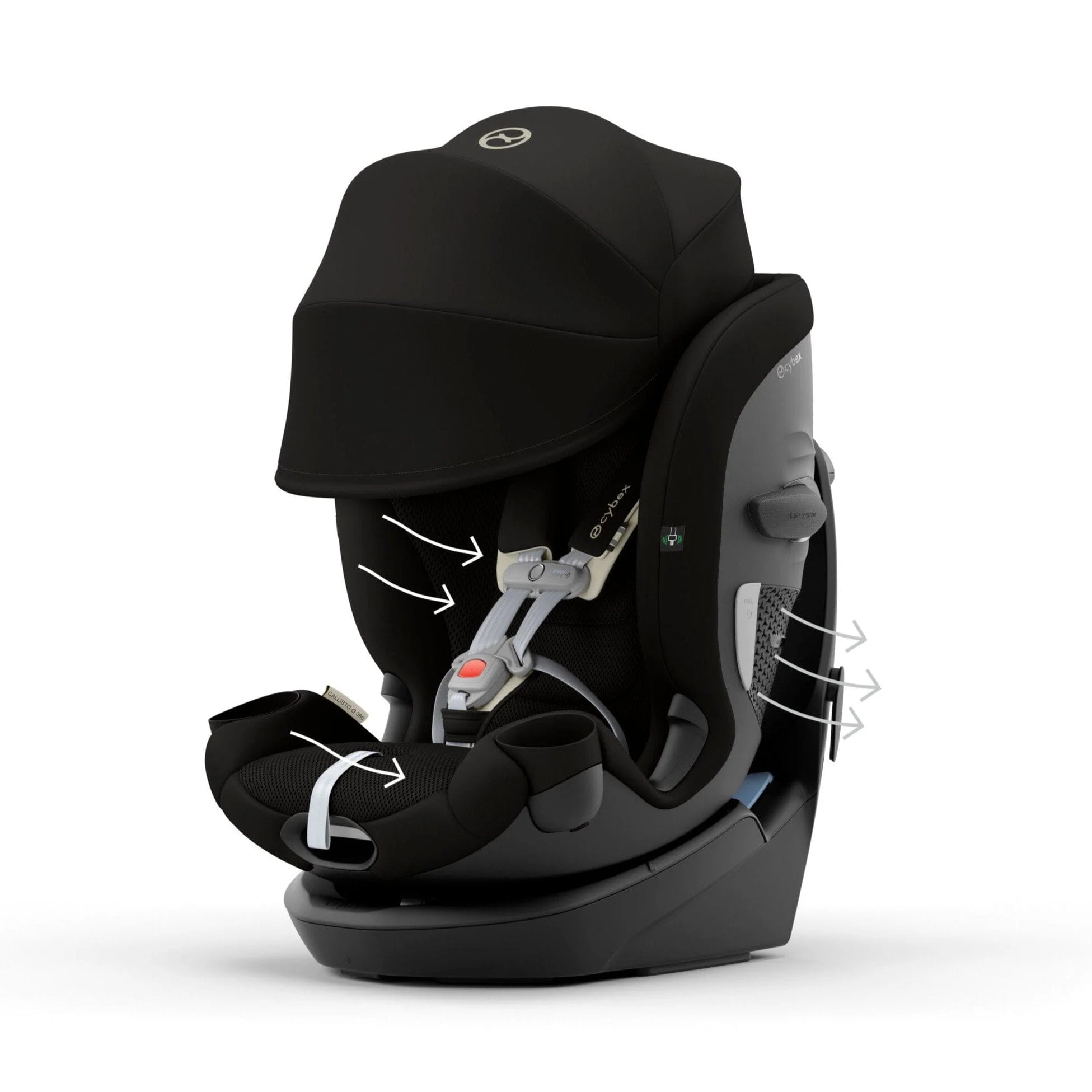 Buy moon-black Cybex Callisto G 360 Rotating All-in-One Car Seat