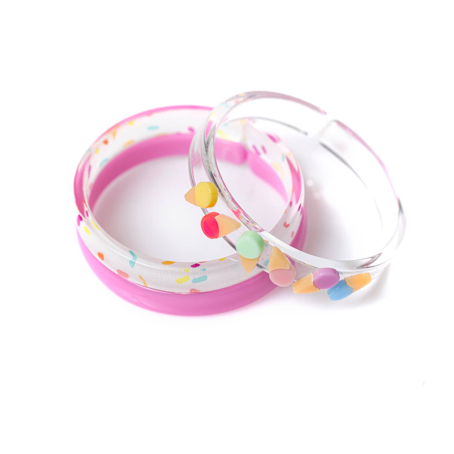 Multi Ice Cream Candy Colors Bangles (Set of 3) - Twinkle Twinkle Little One