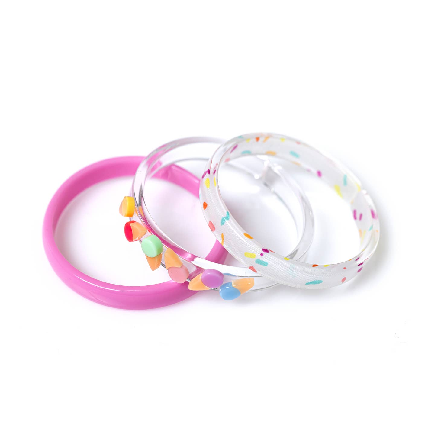 Multi Ice Cream Candy Colors Bangles (Set of 3) - Twinkle Twinkle Little One