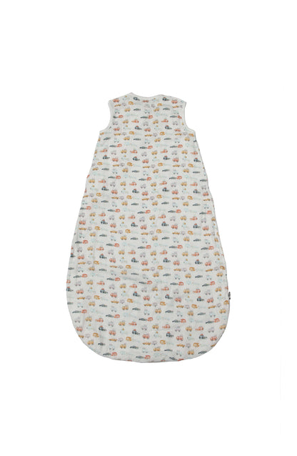 Muslin Lightweight Sleep Bag 0.5 TOG - Camper Vans - Twinkle Twinkle Little One