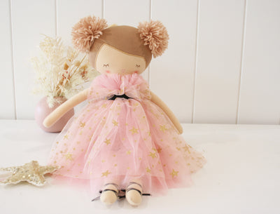 Alimrose Halle Ballerina Doll 48cm (Fair & Strawberry Blonde) - Twinkle Twinkle Little One