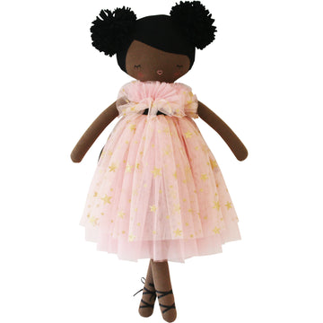 Alimrose Halle Ballerina Doll 48cm (Darker Brown & Ebony) - Twinkle Twinkle Little One