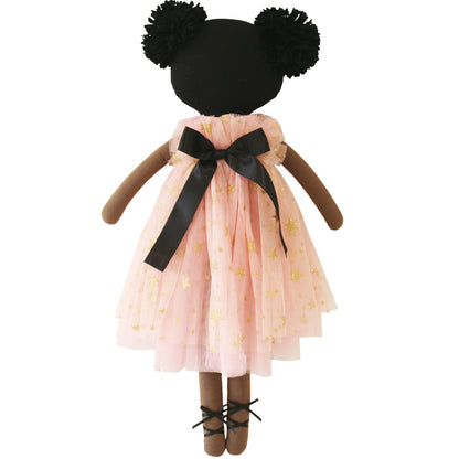 Alimrose Halle Ballerina Doll 48cm (Darker Brown & Ebony) - Twinkle Twinkle Little One